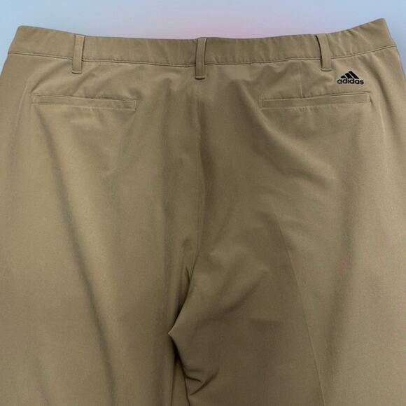ADIDAS GOLF Men’s 42 x 30 Khaki Tan Performance Pant - Picture 3 of 3